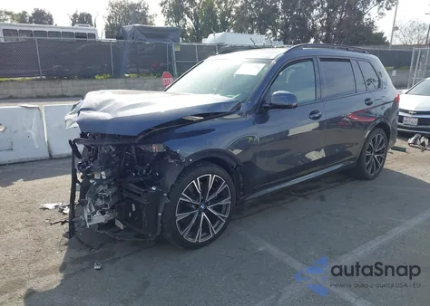 2021 BMW X7 M50I z USA, uszkodzony, nr VIN 5UXCX6C08M9G73581